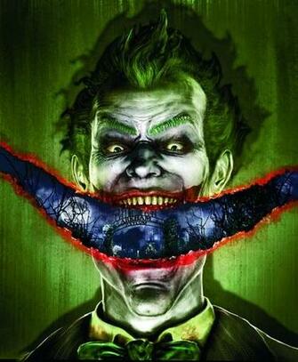 The Joker Arkham Asylum Smiling Wallpaper Art HD