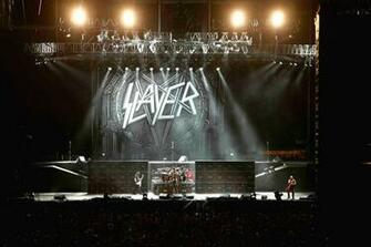 Slayer Death Metal Heavy Thrash Concert Wallpaper