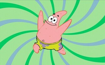 Wallpaper Patrick Spongebob Cartoon Minimalism