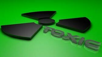 Green Poison Toxic Logos Waste Wallpaper
