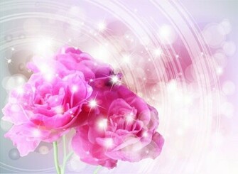 Light Pink Flower Background Points Of