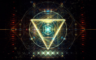 Abstract Digital Art Triangle 4k HD Wallpaper Image