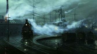 Art Classic Train Wallpaper HD High Resolution