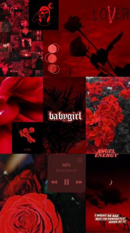 Red And Black Aesthetic Wallpaper In iPhone