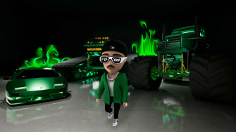 Feid Green Flame Cars Animation Xvq0fpnr7hvhkh7u Wallpaper