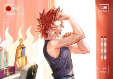 Kirishima Eijirou Boku No Hero Academia Zerochan Anime Image Board