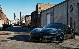Black Chevrolet Corvette Z06 Car HD Wallpaper