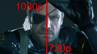 Metal Gear Solid V 1080p Vs 720p Screenshot Comparison Will The Old