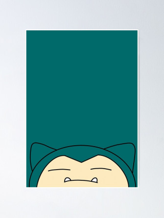 The Face Of Snorlax Poster By Cartoonaholic Sinclair