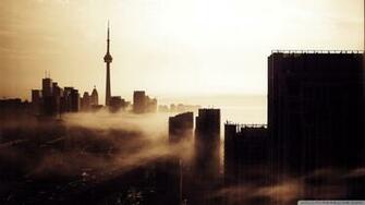 City Fog Wallpaper