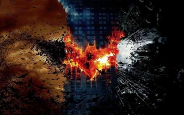Batman Minimalistic Movies Symbol Begins The Dark