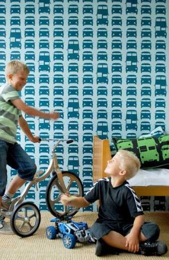 Rush Hour Wallpaper Boy Nursery Baby