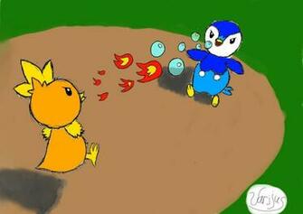 Torchic And Piplup Basic Background By Varijus