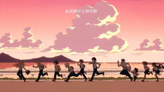 My Hero Academia HD Anime Wallpaper Dynamic Sunset Run