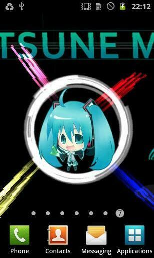 Bigger Hatsune Miku Live Wallpaper For Android Screenshot