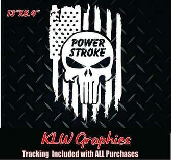 Amazon Powerstroke Vinyl Decal Sticker Diesel Truck