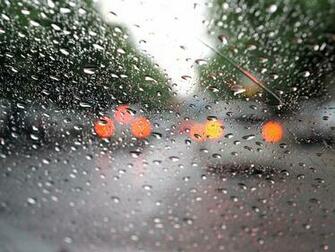 Rainy Drops On Window Wallpaper O