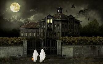 Halloween Scary House Wallpaper HD