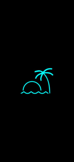 iPhone Wallpaper HD Amoled Minimal Summer Dark