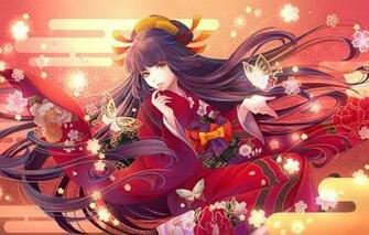 Wallpaper Girl Anime Art Yukata Image For Desktop Section