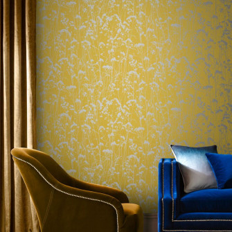 Grace Summer Wallpaper Yellow Graham Brown