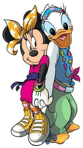 Minnie Mouse And Daisy Duck Bff