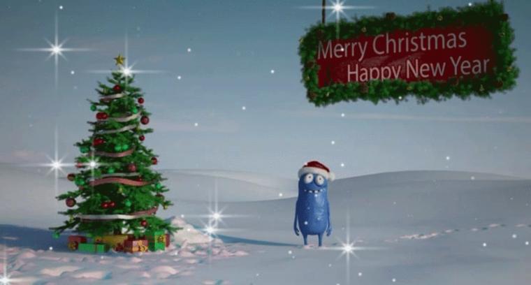 Merry Christmas And Happy New Year Wishes Image Greetings