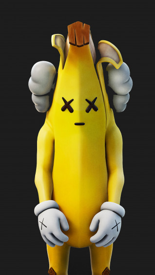Kaws Skeleton Fortnite 4k Ultra HD Mobile Wallpaper