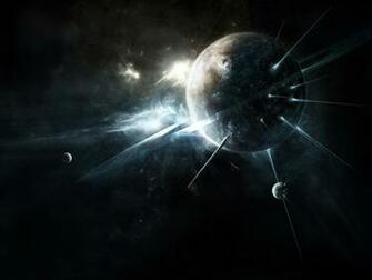 Dark Space Abstract Wallpaper HD