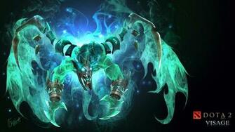 Visage The Necrolic Dota Game HD Wallpaper 1080p Original