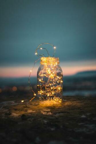 Fairy Lights Wallpaper Top Background