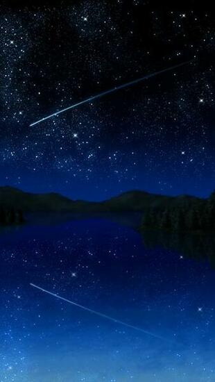 Shooting Star Sky iPhone Wallpaper
