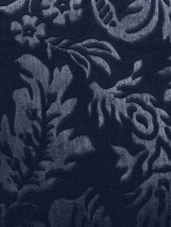 Navy Blue Damask Wallpaper