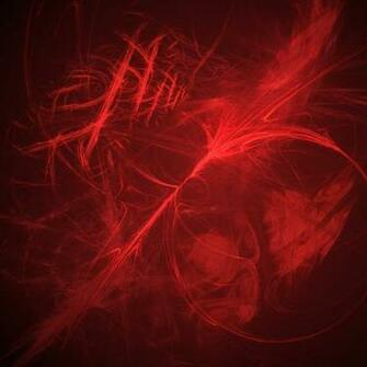 Red Flame Fractal Background By Kethaera
