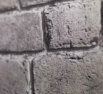 Vintage Bricks Grey Wallpaper 10m Luxury Home Decor