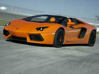 Lamborghini Aventador Lp700 Roadster Supercar Orange Wallpaper
