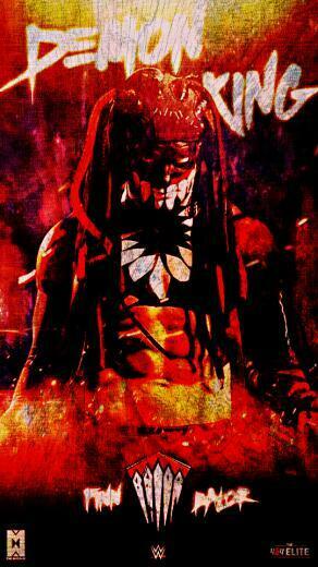 Finn Balor Demon King Custom Mobile Wallpaper By