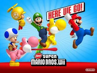 New Super Mario Bros Wii Nintendo Wallpaper