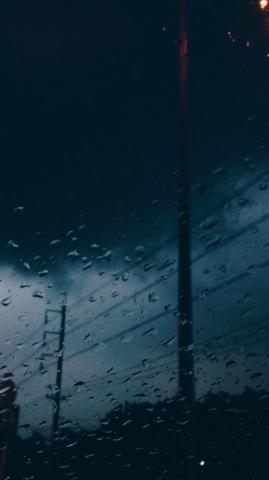 Aesthetic Rain Wallpaper Top Background