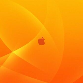 Wallpaper Orange Apple iPad Mini