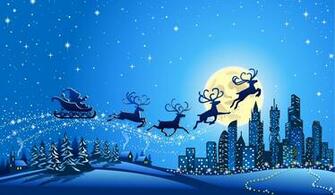 Santa Desktop Wallpaper Top Background