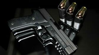 Wallpaper Sig Sauer P226 Bullets Germany