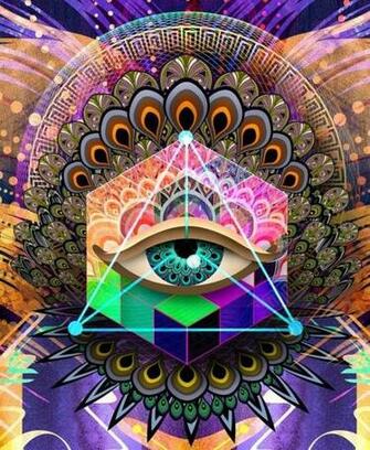 Trippy Background Tattoo Draw Illuminati