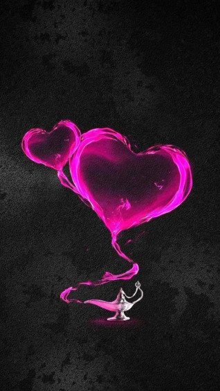 Brighten Up Your Day With Glitter Pink Hearts Wallpaper