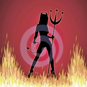 Horny Little Devil Wallpaper