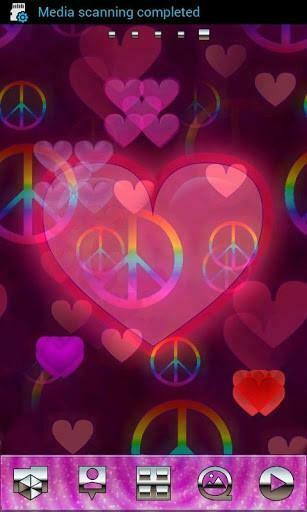 Pink Love Live Wallpaper App For Android