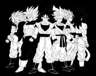 Goku Black And White Wallpaper Top