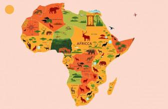 Africa Map Wallpaper