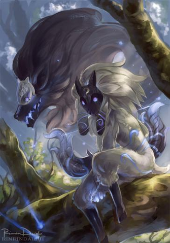 Fanarts De Kindred En Pagaille League Of Legends