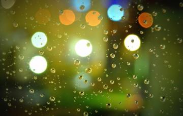Wallpaper Colorful Glass Bokeh Raindrops Image For Desktop